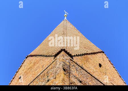 Chiesa di Kirchdorf sull'isola di Poel in Germania Foto Stock