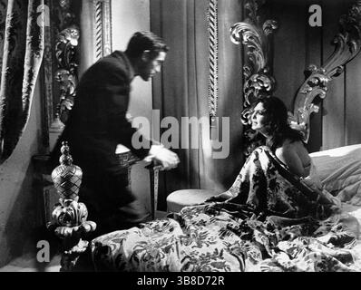 26 maggio 2023, USA: Milo Quesada, Michele Mercier, sul set del film italiano, ''Black Sabbath'', titolo originale: I tre volti della paura, Warner Bros., 1963 (Credit Image: © JT Vintage via ZUMA Press Wire) Foto Stock