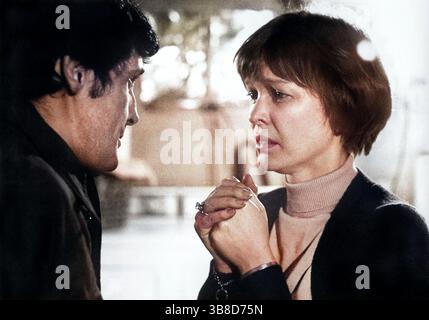 20 giugno 2023, Stati Uniti: Jason Miller, Ellen Burstyn, sul set del film, ''The Exorcist'', Warner Bros., 1973 (Credit Image: © JT Vintage via ZUMA Press Wire) Foto Stock