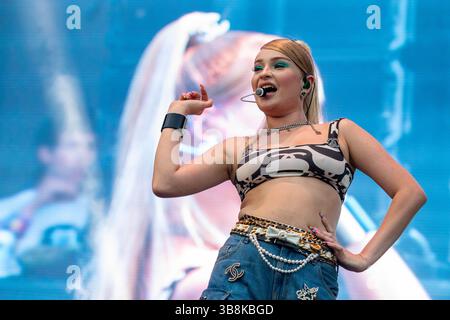 29 luglio 2021, Chicago, Illinois, Stati Uniti: KIM PETRAS durante il Lollapalooza Music Festival al Grant Park di Chicago, Illinois (immagine di credito: © Daniel DeSlover/ZUMA Press Wire) Foto Stock