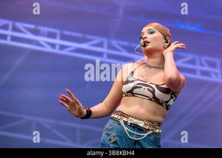 29 luglio 2021, Chicago, Illinois, Stati Uniti: KIM PETRAS durante il Lollapalooza Music Festival al Grant Park di Chicago, Illinois (immagine di credito: © Daniel DeSlover/ZUMA Press Wire) Foto Stock