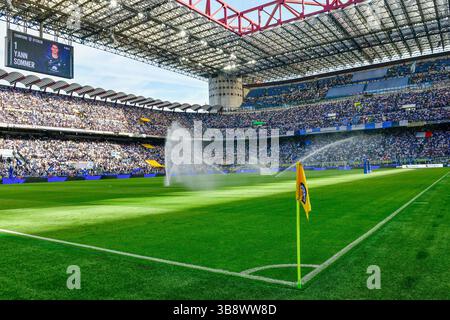 19 maggio 2024, Milano, null, Italia: Milano, Italia. 19 maggio 2024. Il Giuseppe Meazza ha visto prima della partita di serie A tra Inter e Lazio a Milano. (Immagine di credito: © Gonzales Photo/Gonzales Photo tramite ZUMA Press) Foto Stock