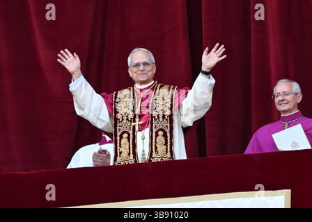 DATA RECORD NON DICHIARATA Robert Francis Prevost è il nuovo Papa con nome Leone XIV Robert Francis Prevost è il nuovo Papa con nome Leone XIV Roma 8 maggio 2025 Copyright: xx Foto Stock