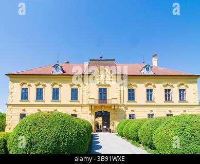 Castello di Eckartsau Nationalpark Donau-Auen, Danubio-Donau Niederösterreich, bassa Austria Austria Foto Stock