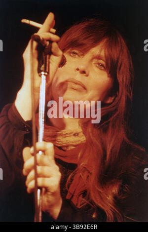 Nico, ex Velvet Underground, presso Lupo's Heartbreak Hotel, Providence, RI, USA (Credit Image: © Arthur D'Amario III/ZUMA Press Wire) Foto Stock