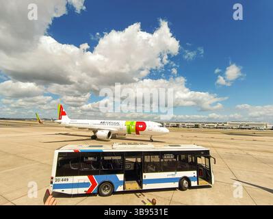 22 aprile 2023, Lisbona, Lisbona, Portogallo: Aeroporto (Credit Image: © Alessio De Marco/ZUMA Press Wire) Foto Stock