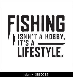 Design svg per la pesca Illustrazione Vettoriale