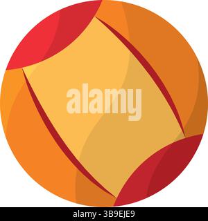 Colorato giocattolo da circo. Illustrazione vettoriale Illustrazione Vettoriale