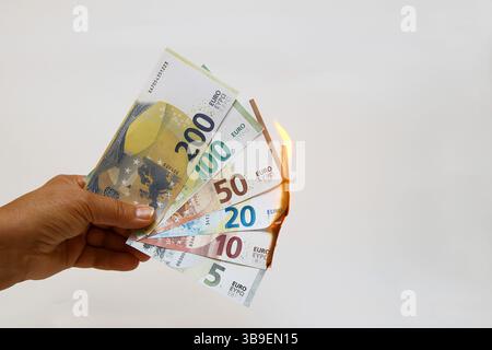 Distruzione del denaro attraverso l'inflazione Foto Stock