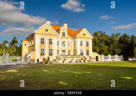 Lato anteriore di Palmse Manor Foto Stock