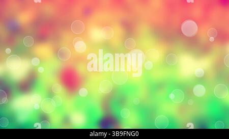 Sfondo primaverile con luci bokeh sfocate Foto Stock