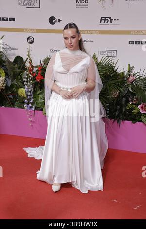 Dilara Aylin-Ziem bei der "Deutscher Filmpreis" Verleihung AM 9.05.2025 a Berlino Foto Stock