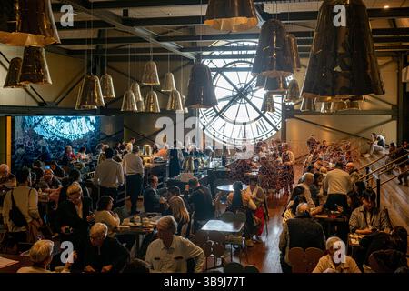 Café Campana, il ristorante all'interno del Musee D'Orsay a Parigi, Francia, Europa Foto Stock