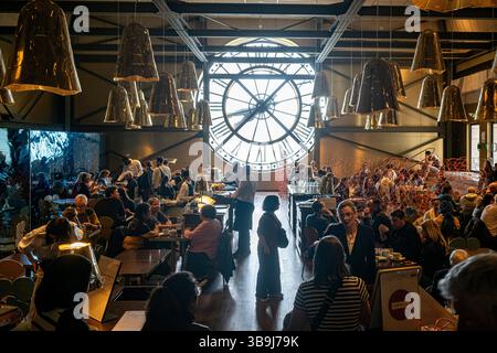 Café Campana, il ristorante all'interno del Musee D'Orsay a Parigi, Francia, Europa Foto Stock