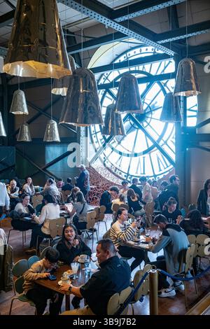 Café Campana, il ristorante all'interno del Musee D'Orsay a Parigi, Francia, Europa Foto Stock