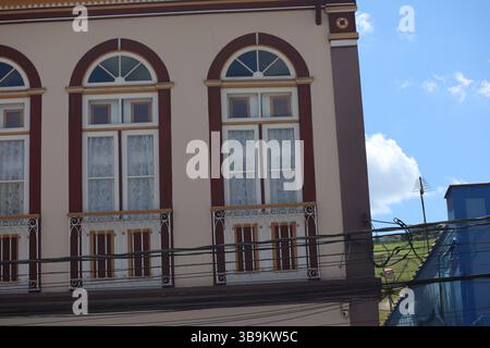 Sao Luiz do Paraitinga, SP, Brasile - 10 febbraio 2025 - costruzione coloniale Foto Stock