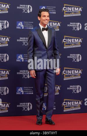 ITA: 70° David di Donatello - Red Carpet Roma, Italia - 7 maggio 2025: Mika partecipa al Red carpet durante il 70° David di Donatello ai Cinecitta Studios. Roma RM Italia Copyright: XGennaroxLeonardix Foto Stock