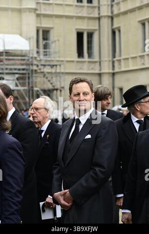 Karl Friedrich von Hohenzollern, Georg Friedrich Prinz von Preußen und Ernst August Prinz von Hannover bei der Trauerfeier für Andreas Prinz von Sachs Foto Stock