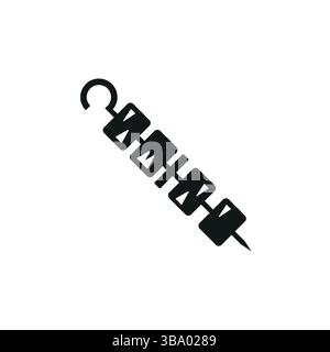 Icona kebab Skewer Illustrazione Vettoriale