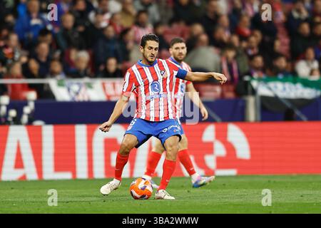 Madrid, Spagna. 10 maggio 2025. Koke (Atletico) calcio: Partita spagnola "LaLiga EA Sports" tra il Club Atletico de Madrid 4-0 Real Sociedad all'Estadio Riyahd Air Metropolitano di Madrid, Spagna. Crediti: Mutsu Kawamori/AFLO/Alamy Live News Foto Stock