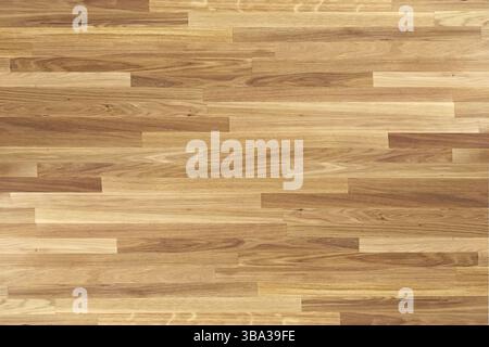 Parquet in legno senza cuciture. Parquet con struttura in legno, laminato Foto Stock