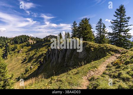 Fantastica escursione a Balderschwang in Allgau Foto Stock