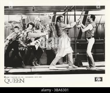 Highlander 1986 EMI / Queen Music Video Freddie Mercury / Christopher Lambert Foto Stock