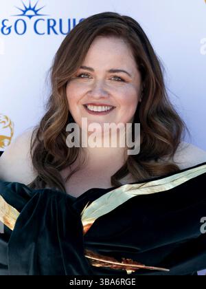11 maggio 2025, Londra, Inghilterra, Regno Unito - Jessica Gunning partecipa ai BAFTA TV Awards 2025, Royal Festival Hall Foto Stock