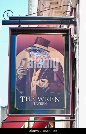 La Taverna Wren, Watling Street, Londra Foto Stock