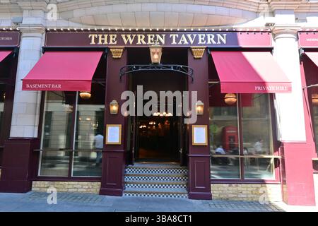 La Taverna Wren, Watling Street, Londra Foto Stock