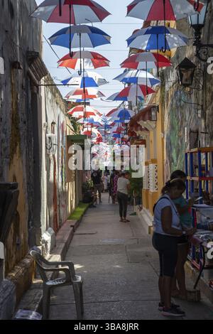 Getsemani, Cartagena de Indias, Old Town, Cartagena, Colombia, sud America Foto Stock