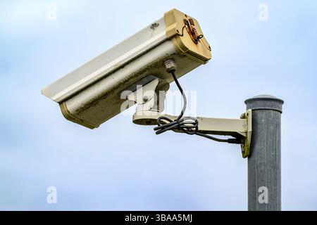 Una telecamera di sicurezza Foto Stock