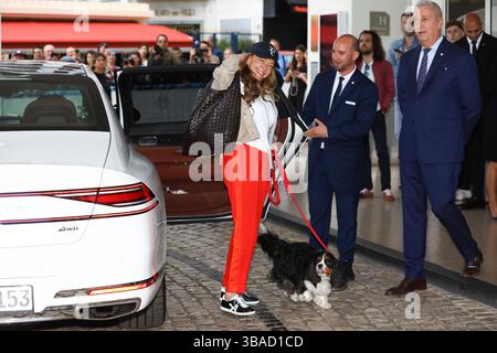 12 maggio 2025, Cannes, Costa azzurra, Francia: Il presidente CHOPARD CAROLINE SCHEUFELE è in uscita durante la 78esima edizione del Festival di Cannes a Cannes, Francia (Credit Image: © Mickael Chavet/ZUMA Press Wire) SOLO PER USO EDITORIALE! Non per USO commerciale! Foto Stock