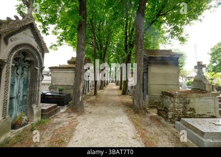 PASSY CEMETERY PARIGI Foto Stock