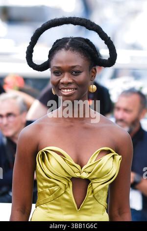 Cannes, Francia. 14 maggio 2025. Laetitia Ky ha visto al photocall per Promised Sky durante il 78° Festival de Cannes (Festival Internazionale di Cannes) al Palais des Festivals. Foto: Julie Edwards./Alamy Live News Foto Stock