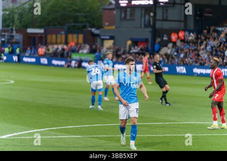 Stockport County vs. Leyton Orient EFL League One playoff Second Leg 14.05.2025 Foto Stock