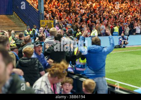 Stockport County vs. Leyton Orient EFL League One playoff Second Leg 14.05.2025 Foto Stock