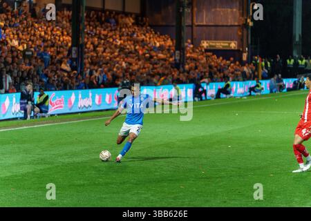 Stockport County vs. Leyton Orient EFL League One playoff Second Leg 14.05.2025 Foto Stock