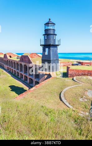 Fort Jefferson, Parco Nazionale di Dry Tortugas, Florida, Stati Uniti d'America Foto Stock