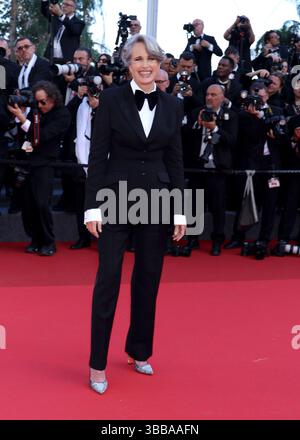 Andie McDowellpartecipa al Red carpet "Mission Impossible - The Final Reckoning" al 78° Festival annuale di Cannes al Palais des Festivals il 14 maggio 2025 a Cannes, Francia. Foto: DGP/imageSPACE /MediaPunch Foto Stock