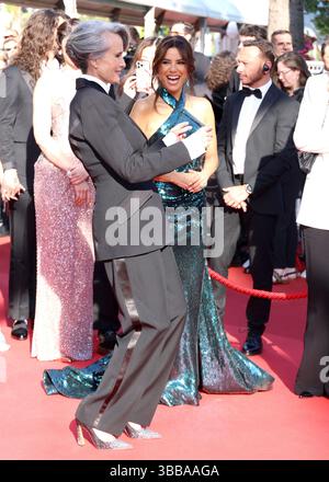 Andie McDowellpartecipa al Red carpet "Mission Impossible - The Final Reckoning" al 78° Festival annuale di Cannes al Palais des Festivals il 14 maggio 2025 a Cannes, Francia. Foto: DGP/imageSPACE /MediaPunch Foto Stock