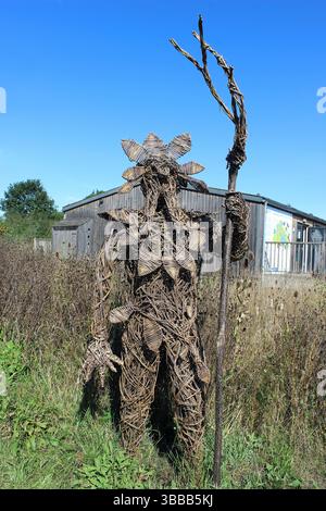 Figura Green Guardian Foto Stock