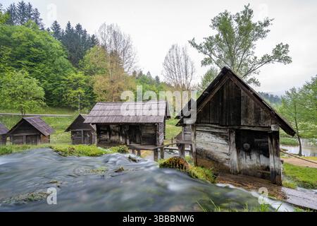 Bosnia-Erzegovina, bosnia-erzegovina, erzegovina, muehle, wassermuehle, mulino ad acqua, acqua, plivsko, jajce, storico, Foto Stock