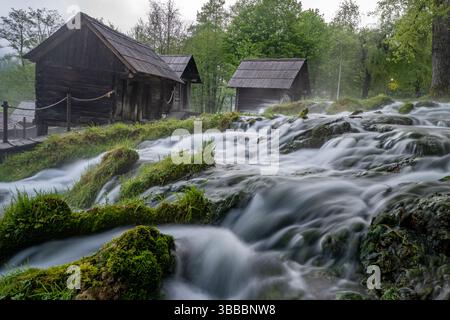 Bosnia-Erzegovina, bosnia-erzegovina, erzegovina, muehle, wassermuehle, mulino ad acqua, acqua, plivsko, jajce, storico, Foto Stock