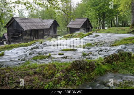 Bosnia-Erzegovina, bosnia-erzegovina, erzegovina, muehle, wassermuehle, mulino ad acqua, acqua, plivsko, jajce, storico, Foto Stock