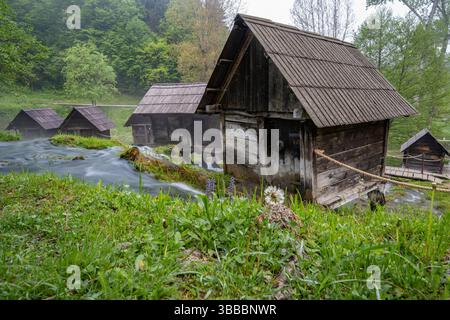 Bosnia-Erzegovina, bosnia-erzegovina, erzegovina, muehle, wassermuehle, mulino ad acqua, acqua, plivsko, jajce, storico, Foto Stock