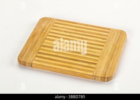 Tagliere in legno, attrezzatura kithen isolata Foto Stock