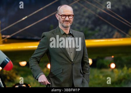 Londra, Regno Unito. 15 maggio 2025. Mark Gatiss alla prima mondiale di Mission Impossible The Final Reckoning nei Leicester Square Gardens. Londra, Regno Unito il 15 maggio 2025. Foto di LounisPhotography/ABACAPRESS.COM credito: Abaca Press/Alamy Live News Foto Stock