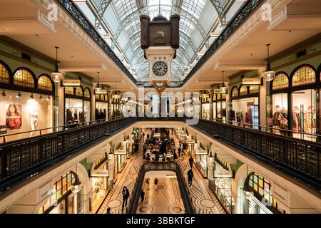 Centro commerciale Queen Victoria Building nel centro di Sydney, Australia Foto Stock