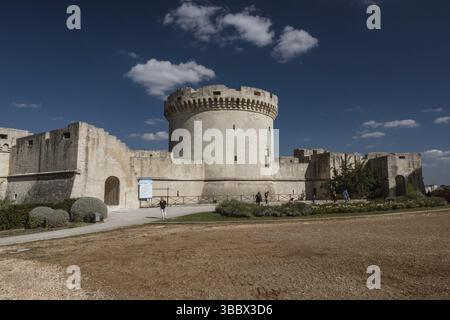 Castello Tramontano a Matera, regione Bazylikata, Italia, Europa Foto Stock